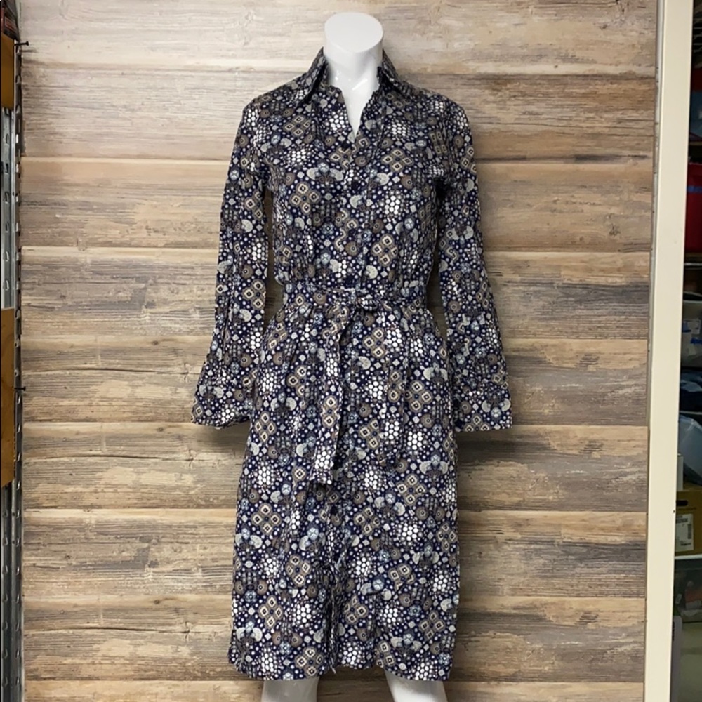 Vintage Peck & Peck Crest Collection Shirt Dress